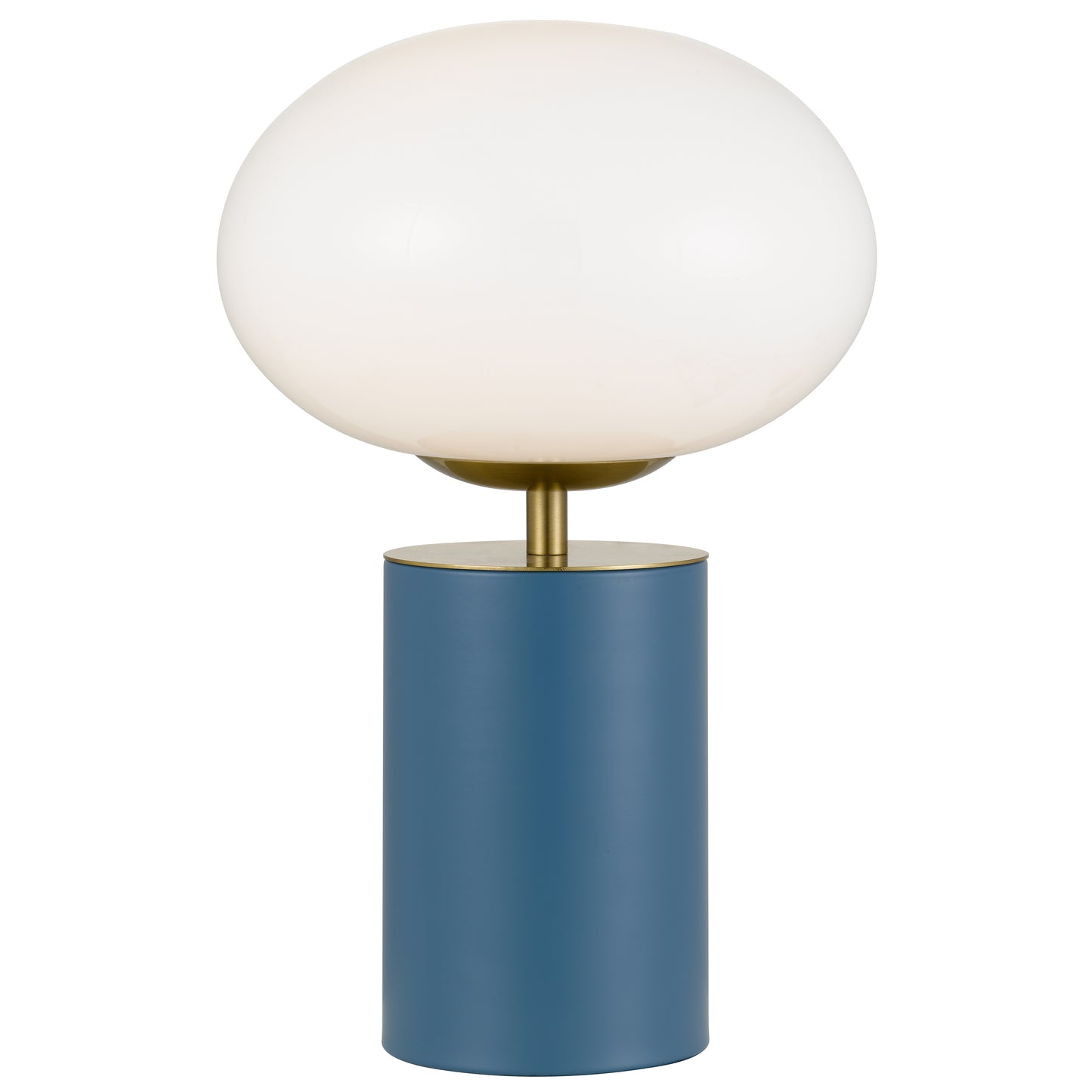 TFS TOUCH TABLE LAMP 5wE14 3000K D200 H320 BLUE 5007 / GOLD/ OPAL GLOSS