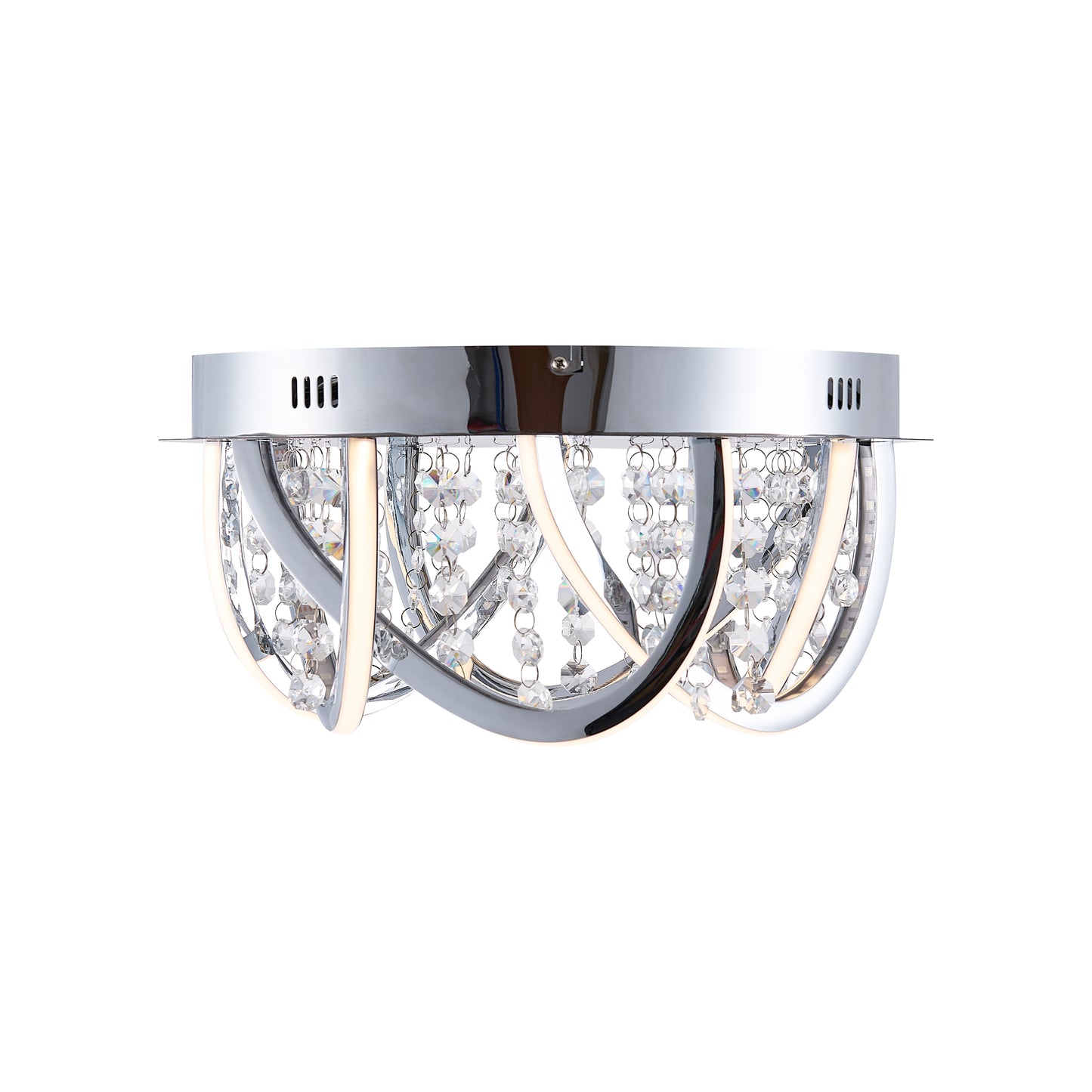 TFS CTC 24wLED 4000K D380 H185 DIM+RGB BY RMTE 1040LM CHROME/CRYSTAL