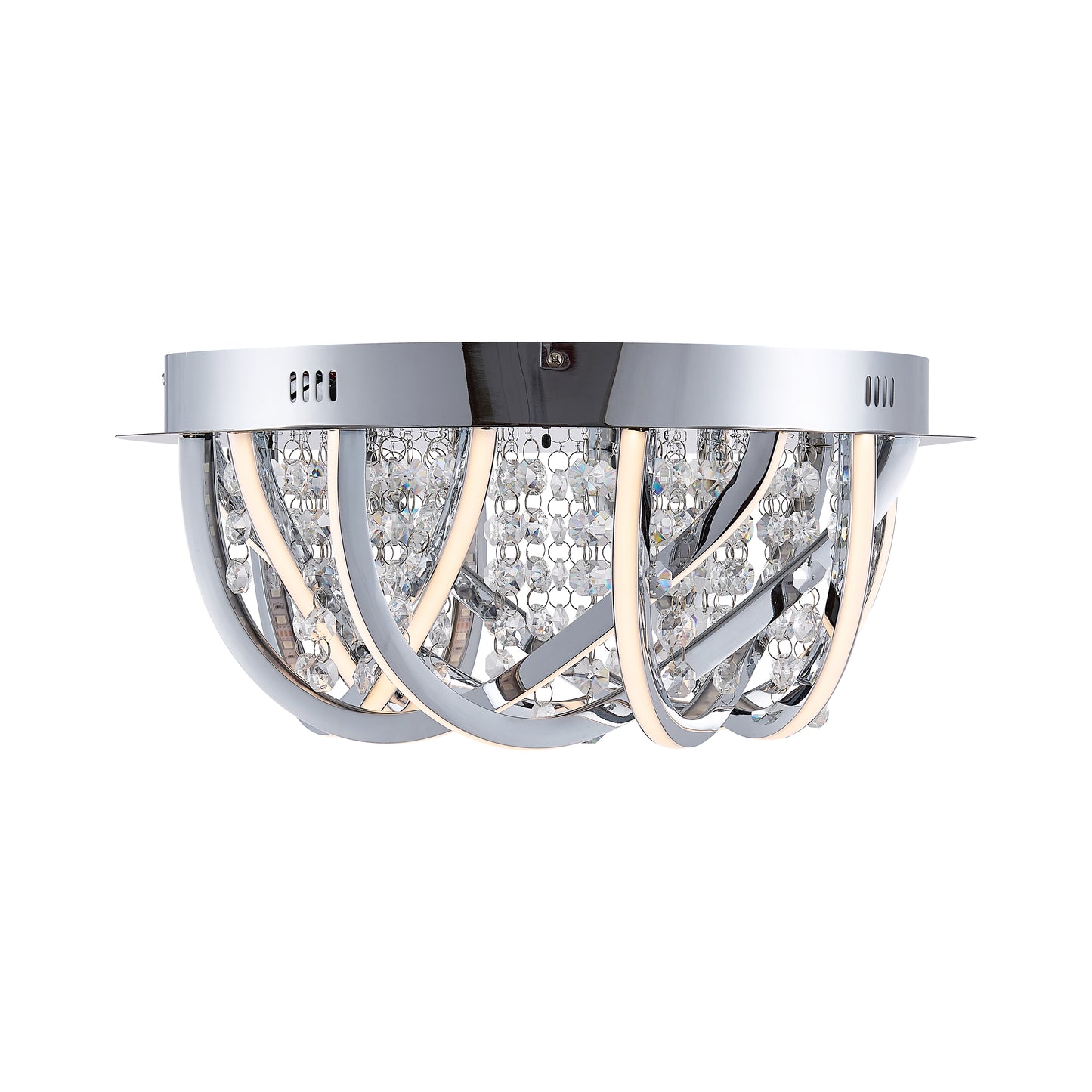 TFS CTC 36wLED 4000K D450 H200 DIM+RGB BY RMTE 2700LM CHROME/CRYSTAL