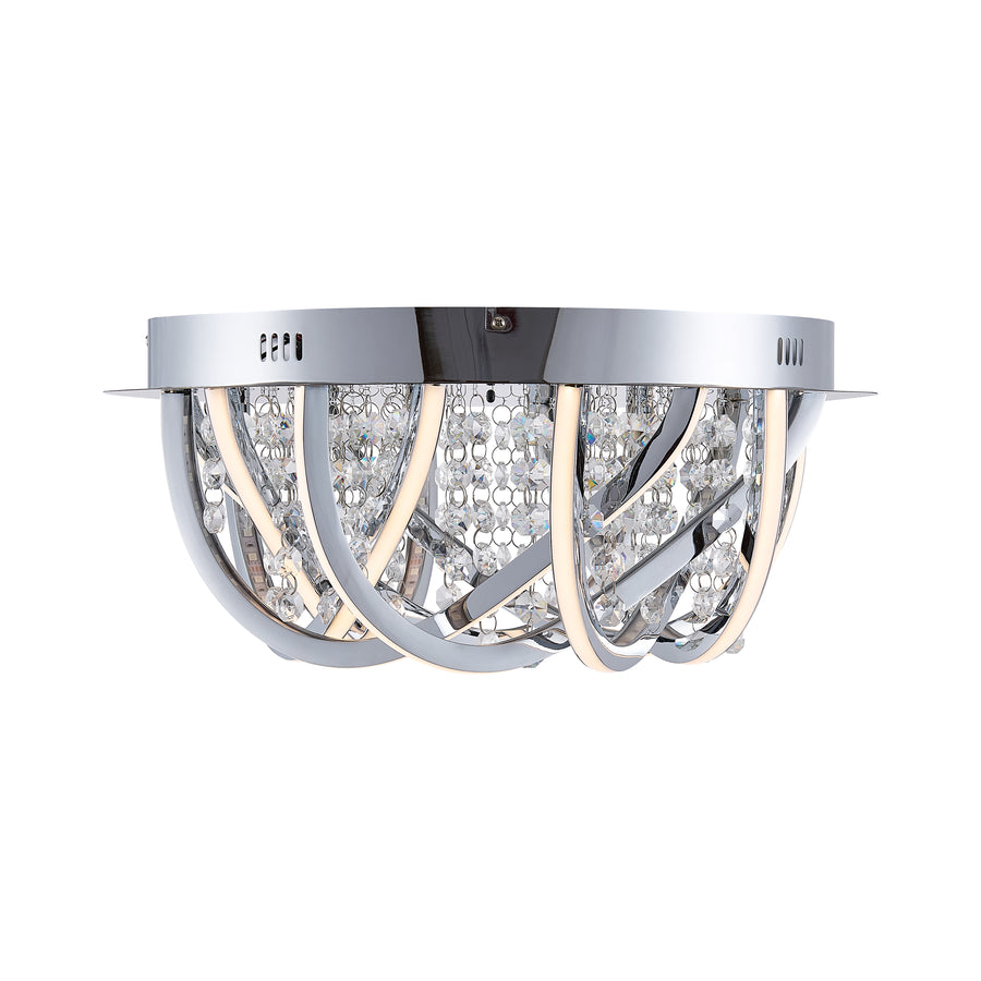 TFS CTC 36wLED 4000K D450 H200 DIM+RGB BY RMTE 2700LM CHROME/CRYSTAL