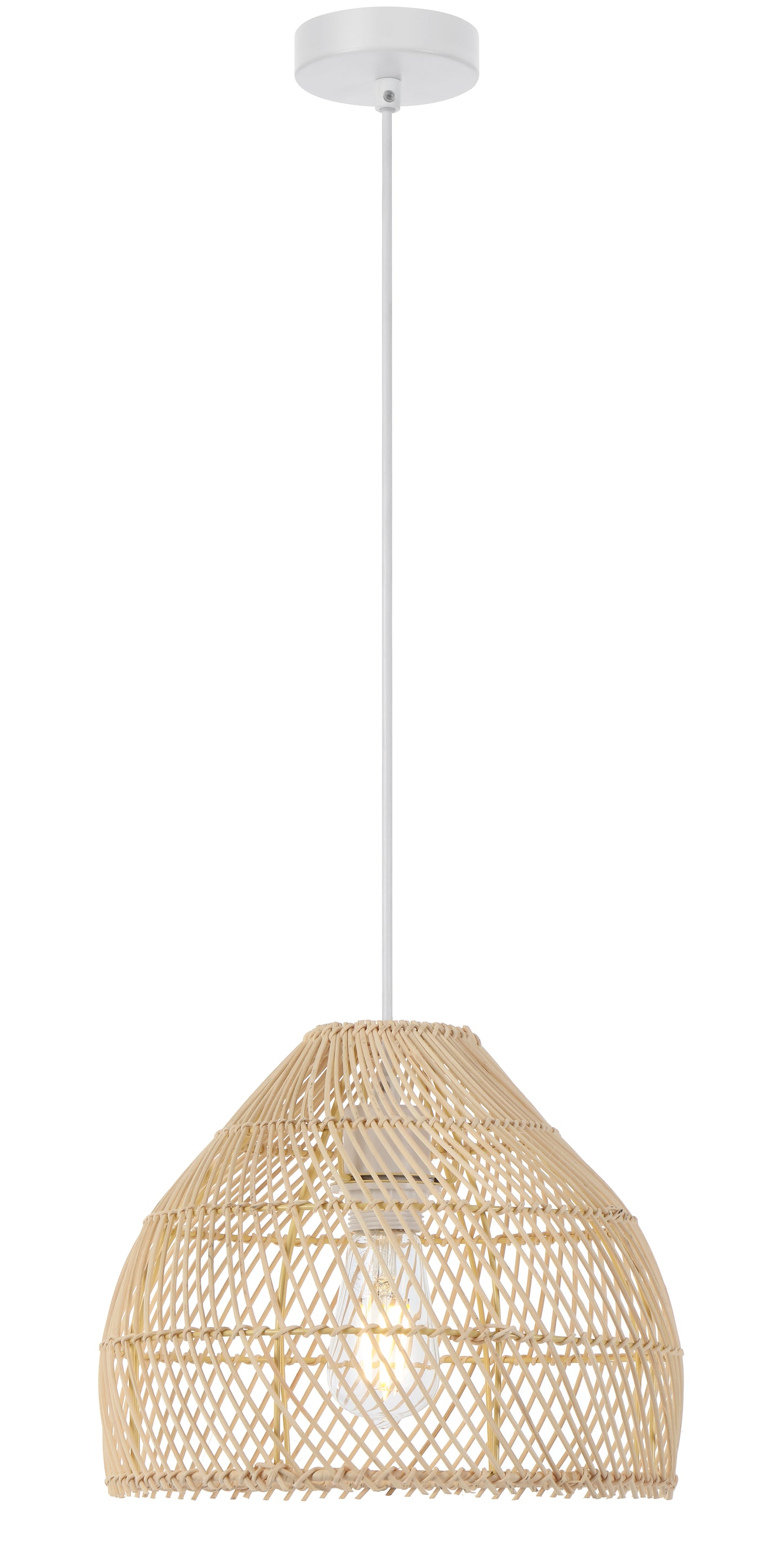 TFS 30 PENDANT 25wE27max D300 H230 cab1.5m NATURAL RATTAN