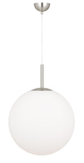 TFS 16 PENDANT 25w E27 D:400 CAB:2m NICKEL / OPAL MATT