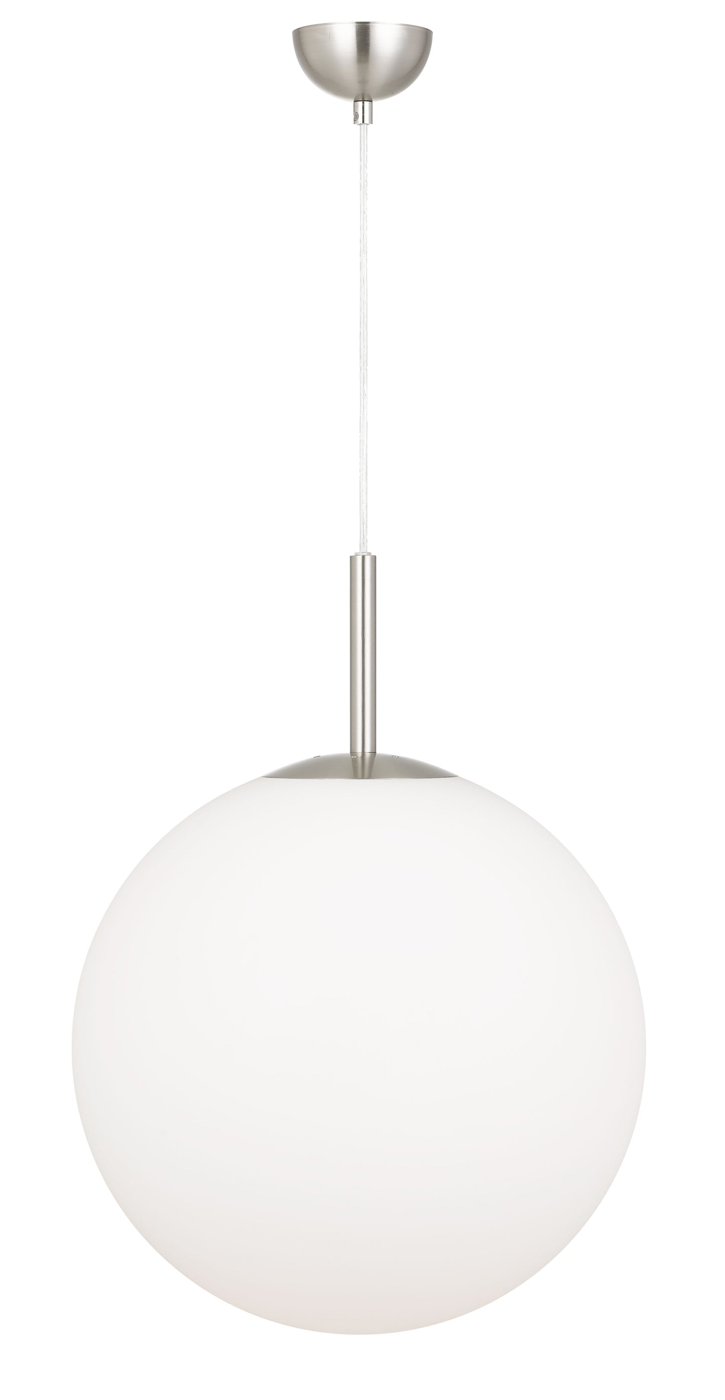 TFS 16 PENDANT 25w E27 D:400 CAB:2m NICKEL / OPAL MATT