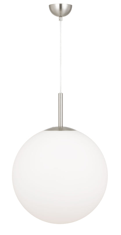 TFS 16 PENDANT 25w E27 D:400 CAB:2m NICKEL / OPAL MATT