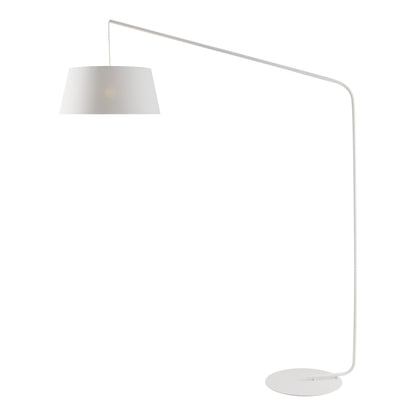 TFS FLOOR LAMP 25wE27max L1510 W500 H1800 cab:2.0m foot WHITE MATT/IVORY-GOLD MATT