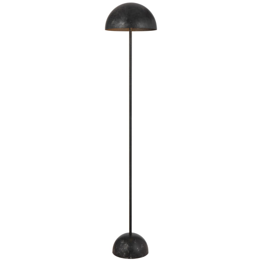 TFS FLOOR LAMP 2x25wE27max D:300 H:1500 foot swtch BLACK PATINA