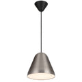 TFS 22CM PENDANT 25wE27max D220 H195 CAB 2M NICKEL SATIN