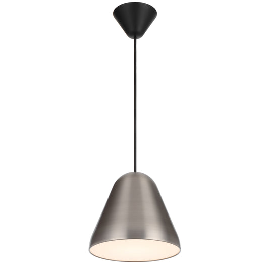 TFS 22CM PENDANT 25wE27max D220 H195 CAB 2M NICKEL SATIN