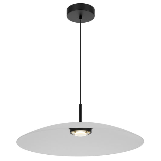 Rivashade TFS PENDANT 2x6wLED nonDIM 3000K D:600 cab.2m BLACK MATT/ FROST
