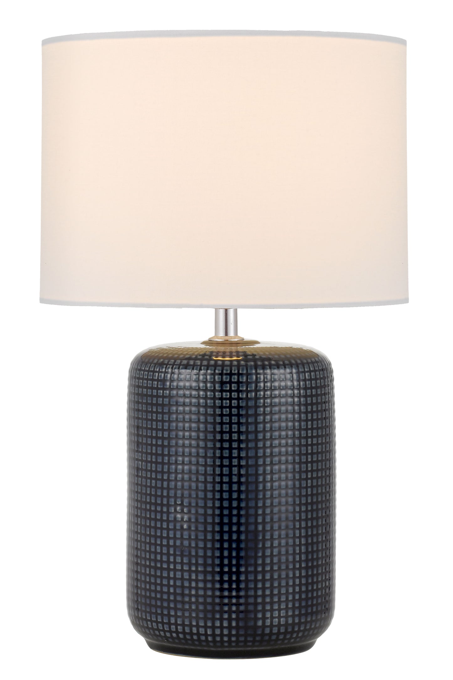 TFS CERAMIC TABLE LAMP 25wE27max H:390 D:240 BLUE/WHITE