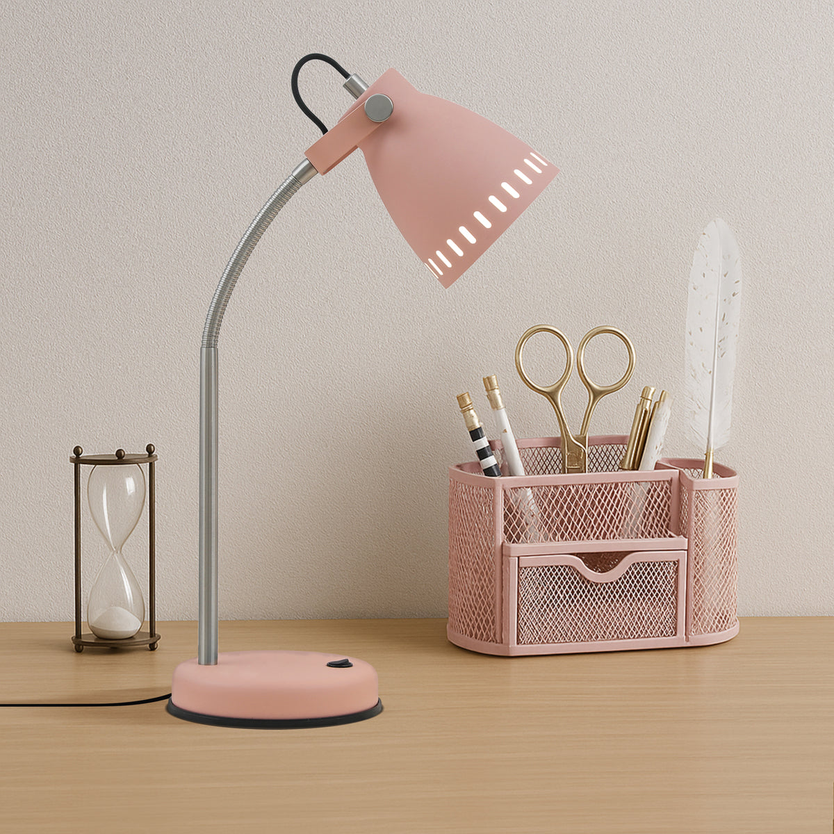 TFS TABLE LAMP 25wE27 max H540 D150 PINK / NK