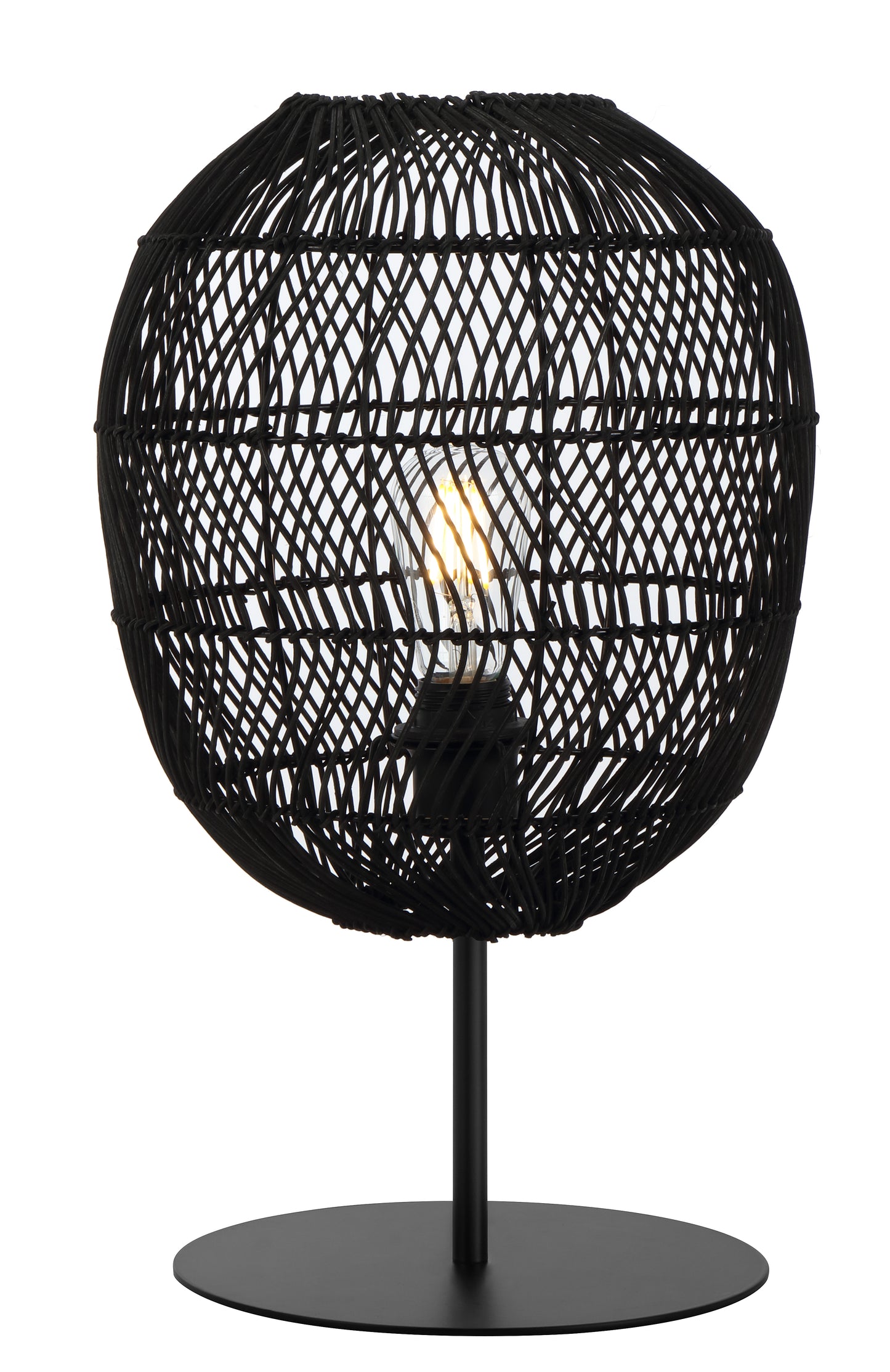 TFS 30 TABLE LAMP 25wE27max D300 H505 (2 parts) BLACK Base / BLACK Shade