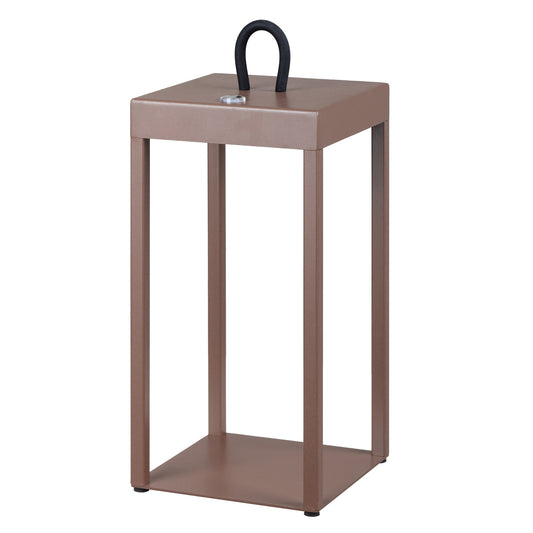 Altoline TFS RECHARGEABLE TL 3wLED L:130 W:130 H:300 IP54 USB1M 2X2000mah 3000K BROWN