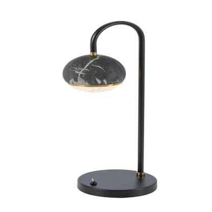 Bellawood TFS TABLE LAMP 6wG9 D:xxx H:155 BLACK MATT/BLACK MARBLE LOOK
