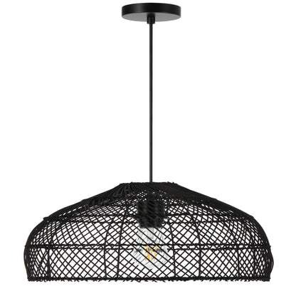 TFS 40 PENDANT 25wE27max D400 H230 cab1.5m BLACK RATTAN