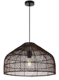 TFS 50 PENDANT 25wE27max D500 H300 cab1.5m BROWN RATTAN