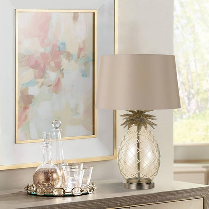 TFS TABLE LAMP 40wE27max D:380 OH:585 CHAMPAGNE/CREAM