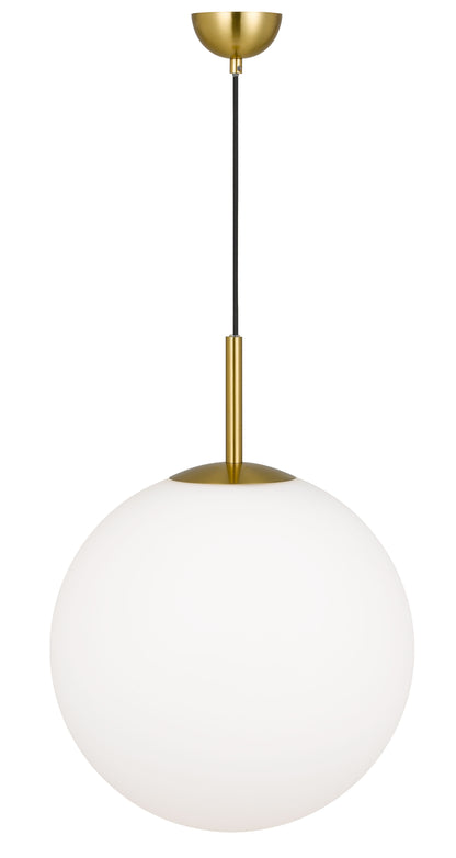 TFS 16 PENDANT 25w E27 D:400 CAB:2m ANTI GOLD / OPAL MATT