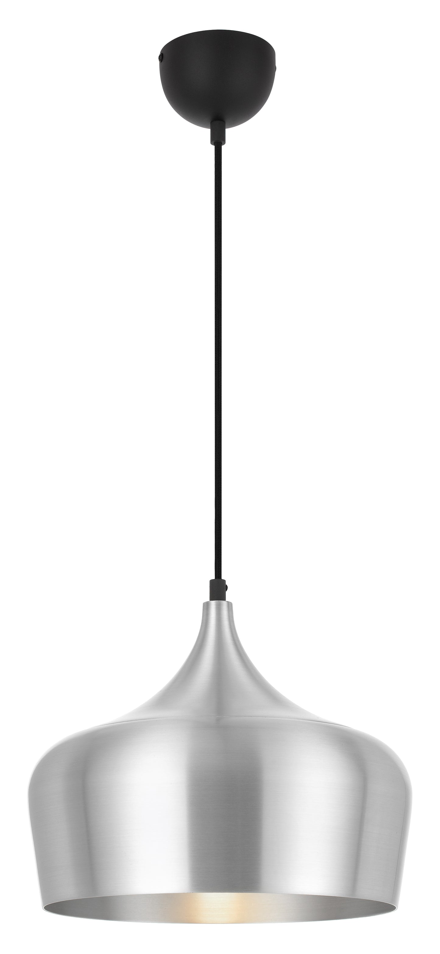 TFS 30 PENDANT 25wE27max D300 H270 + 1.5 TEX ALUMINIUM BRUSHED (BLACK)