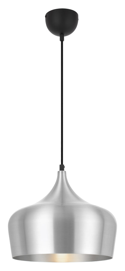 TFS 30 PENDANT 25wE27max D300 H270 + 1.5 TEX ALUMINIUM BRUSHED (BLACK)