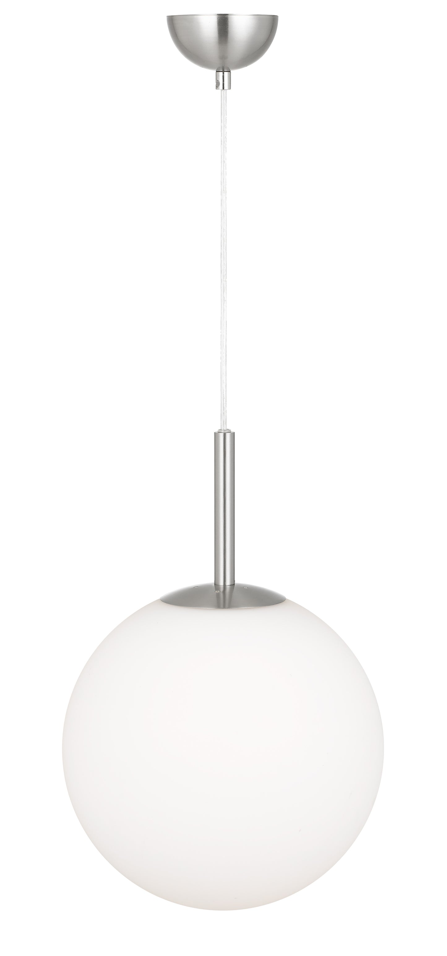 TFS 12 PENDANT 25w E27 D:300 CAB:2m NICKEL / OPAL MATT