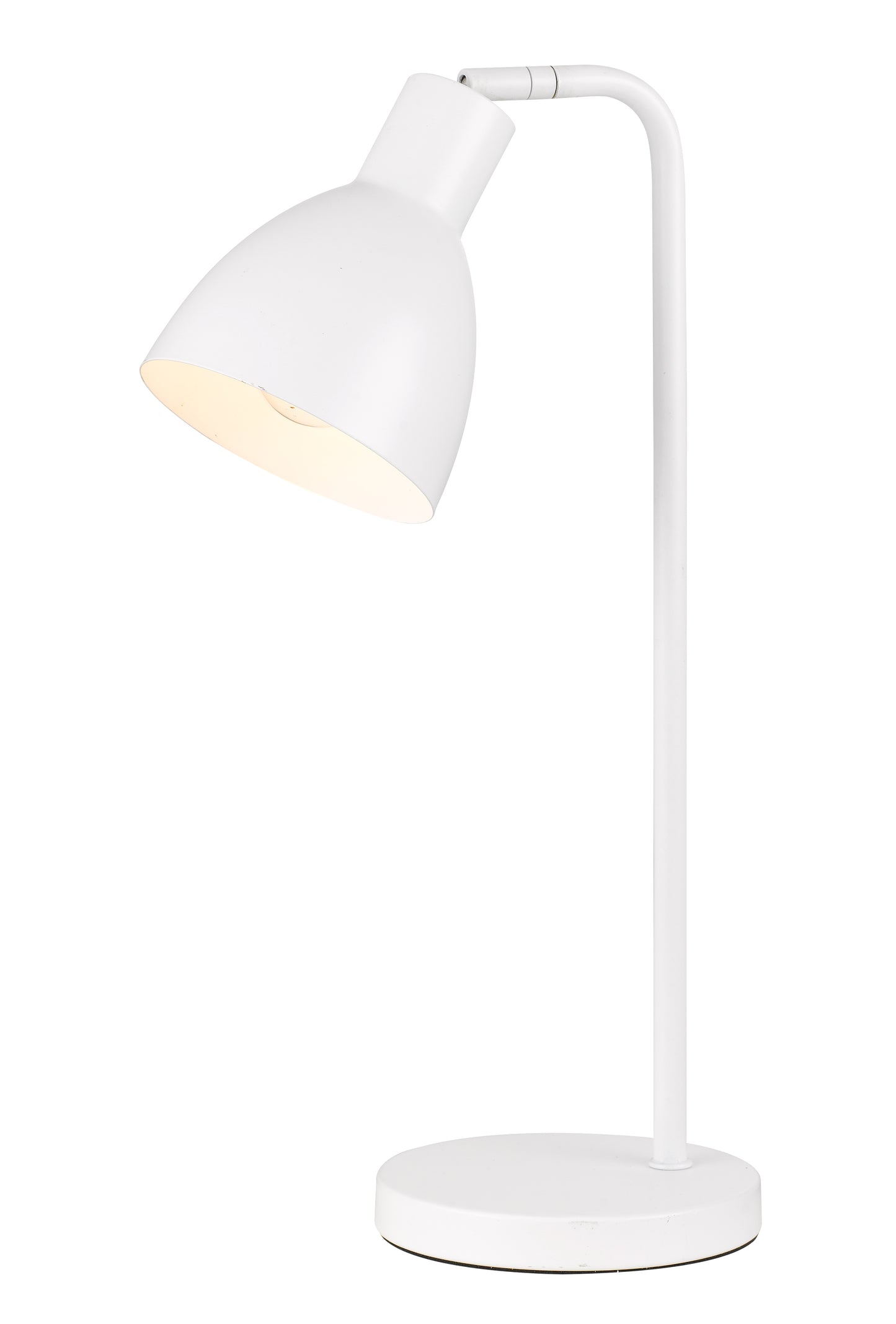 TFS TABLE LAMP 25wE27max H:450 D:150 WHITE/WHITE Cab:1.5m