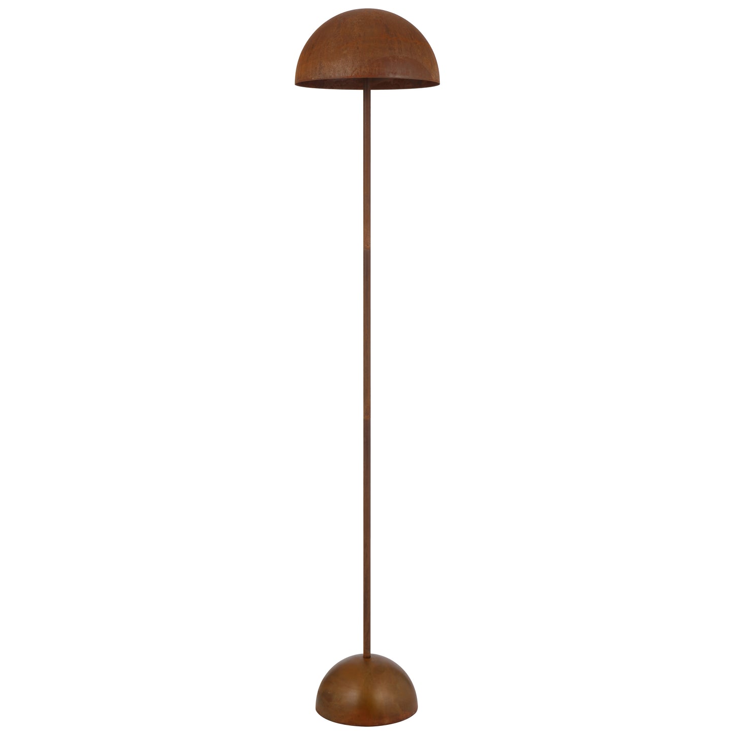 TFS FLOOR LAMP 2x25wE27max D:300 H:1500 foot swtch RUST