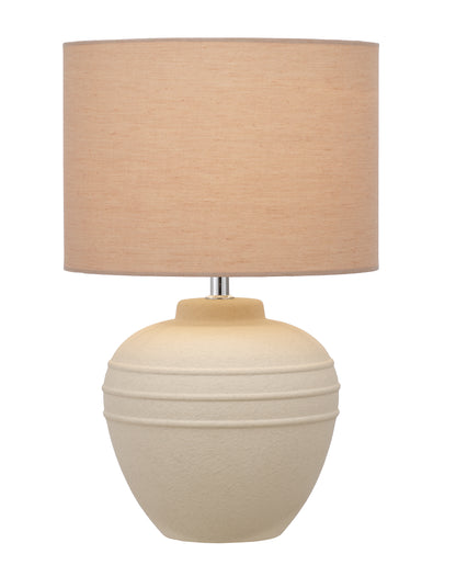 TFS CERAMIC TABLE LAMP 25wE27max D:250 H:390 SAND / SAND