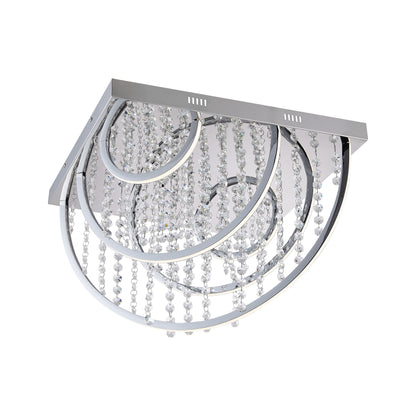 TFS CTC 32wLED 4000K L520 W520 H380 DIM+RGB BY RMTE 2700LM CHROME/CRYSTAL
