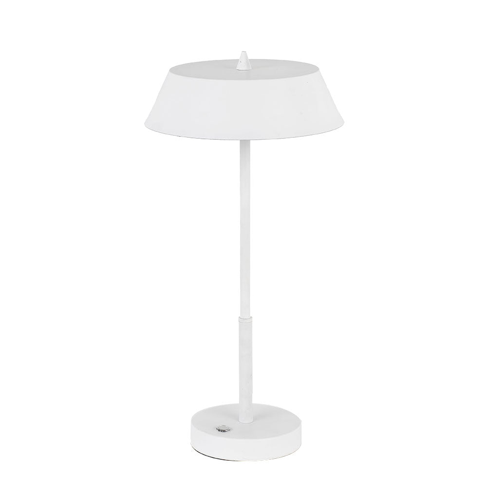 TFS TABLE LAMP 7w LED 3 WAY TOUCH SWITCH H:425 D:220 WHITE/SILVER 3000K 580Lm