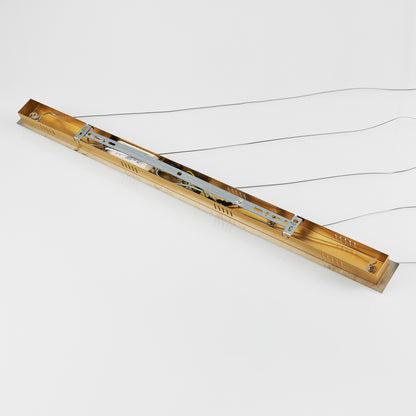 Altostone TFS 5 LTS BAR PENDANT 5x5wLED 3000K 1540Lm cab2M L960 W90 GOLD/BUBBLE GLASS
