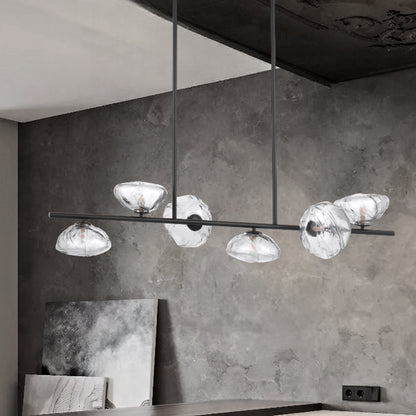 Annecy TFS 6 LTS PENDANT 6x6wG9max L1500 GLASS D200 BLACK / SMOKE GLASS
