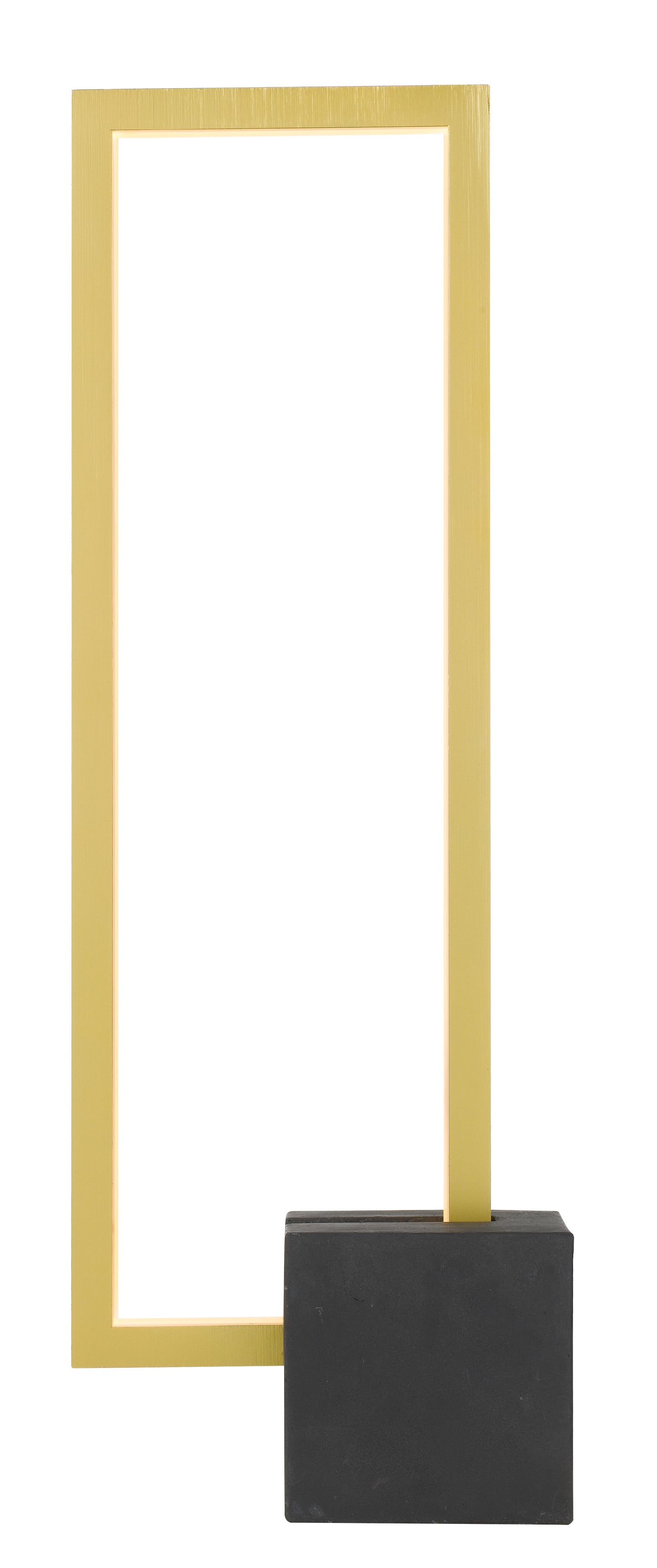 TFS TABLE LAMP 12wSMD LED W:100 L:175 H:500 3000kBLACK base/GOLD Annodised
