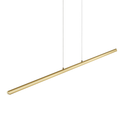 Zanostone TFS 140CM PENDANT 36wLED L:1400 W:38 H:25 cab 2M 3CCT STEP DIM 2450Lm BRASS