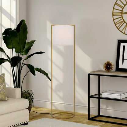 Cadiz TFS FLOOR LAMP 25wE27max D:400 H:1550 ANT GOLD / IVORY