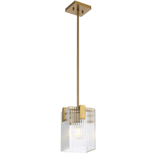 Teraform TFS 1 LT PENDANT 25wE27max L180 W180 H250 rod (2*600+ 1*300) ANT GOLD / CLEAR GLASS