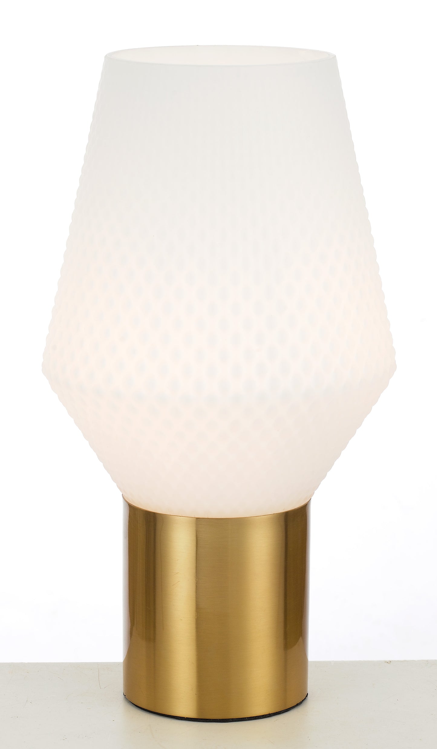 TFS TABLE LAMP 25wE27max D200 H350 OPAL MATT / ANT.GOLD