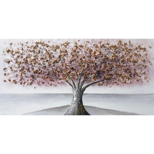 Purple Tree Hand Painting Picture