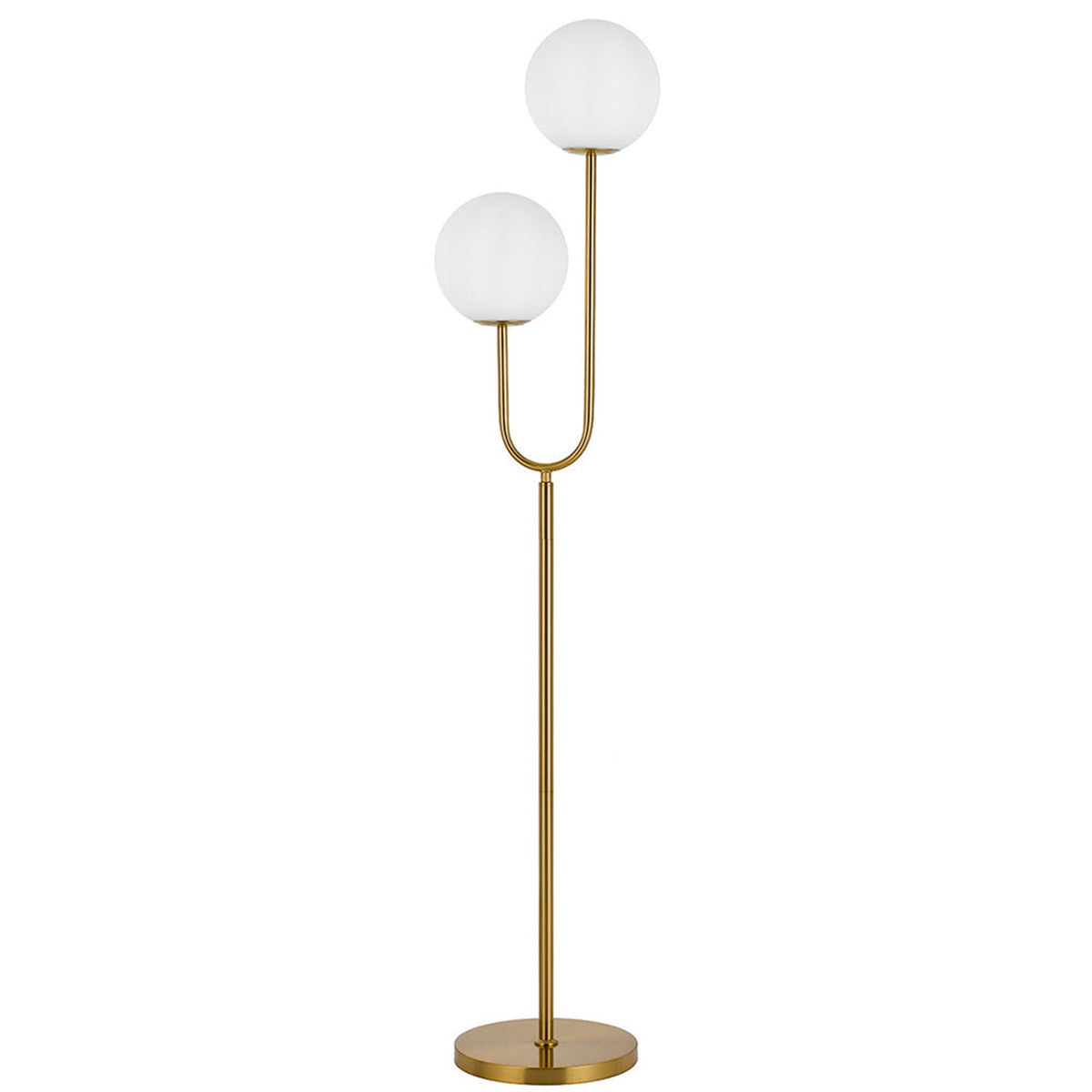 TFS 2 FL (2 parts) 2x25wE27max L:300 H:1550 ANT.GOLD / OPAL MATT