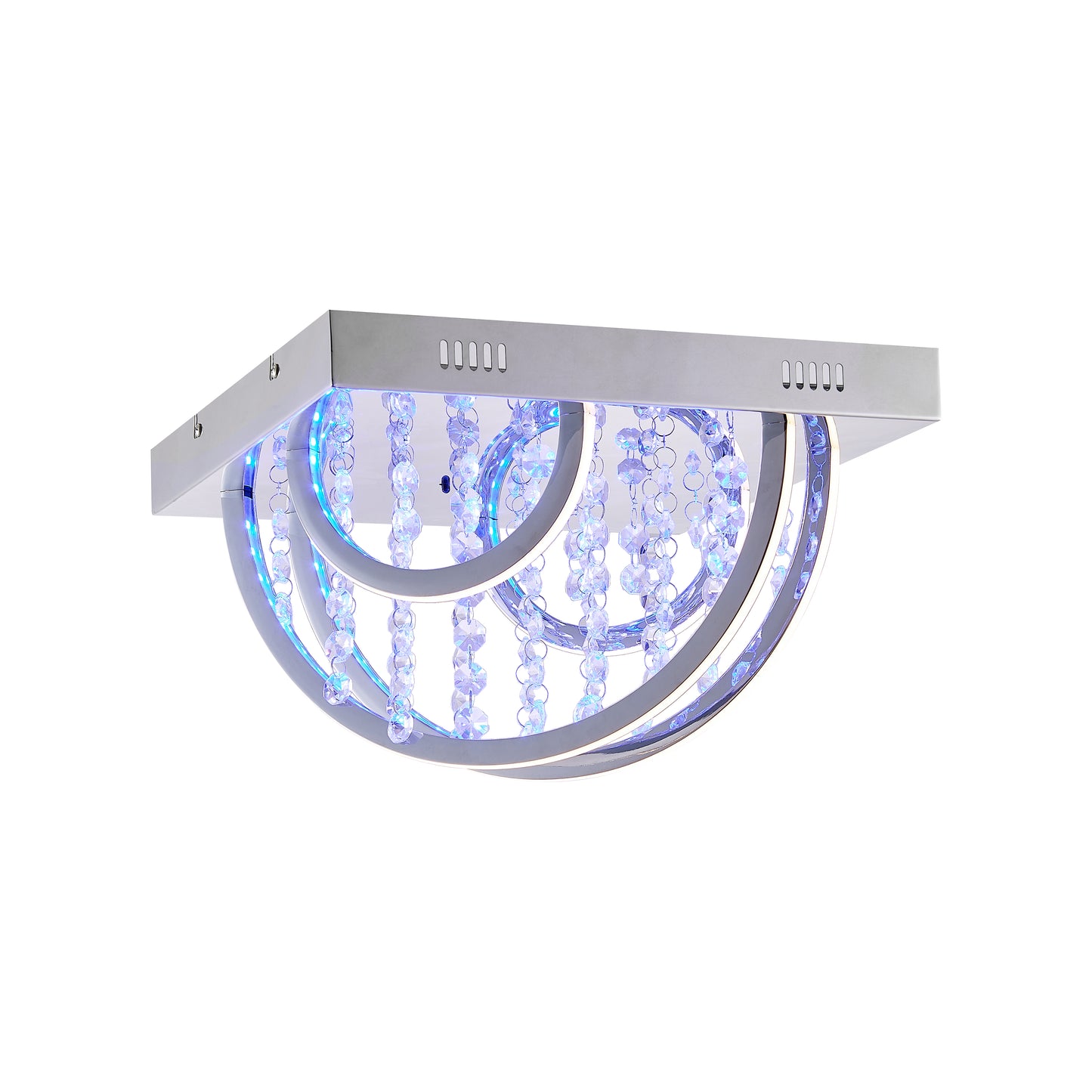 TFS CTC 16wLED 4000K L350 W350 H220 DIM+RGB BY RMTE 720LM CHROME/CRYSTAL
