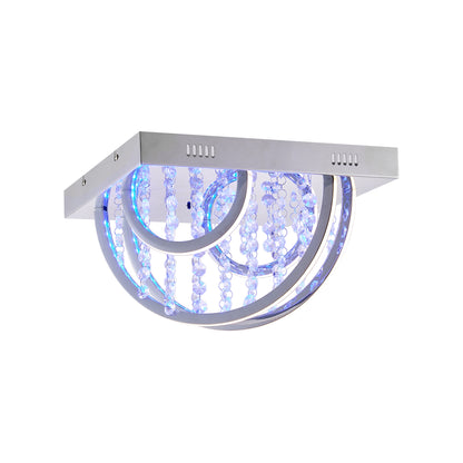 TFS CTC 16wLED 4000K L350 W350 H220 DIM+RGB BY RMTE 720LM CHROME/CRYSTAL