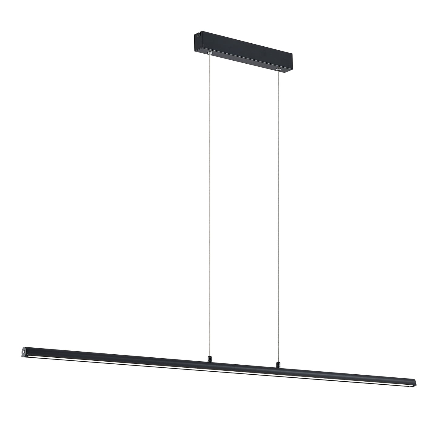 Vitawood TFS 140CM PENDANT 36wLED L:1400 W:38 H:25 cab 2M 3CCT STEP DIM 2450Lm BLACK MATT
