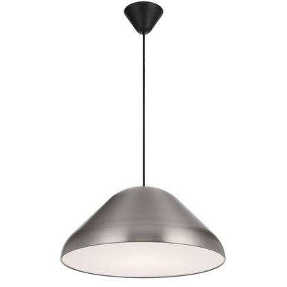 TFS 44CM PENDANT 25wE27max D440 H195 CAB 2M NICKEL SATIN