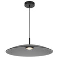 Noraline TFS PENDANT 2x6wLED nonDIM 3000K D:600 cab.2m BLACK MATT/ SMOKE