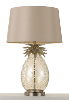 TFS TABLE LAMP 40wE27max D:380 OH:585 CHAMPAGNE/CREAM