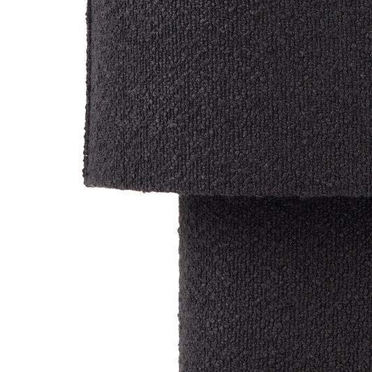 Lisbon TFS TABLE LAMP 25wE27max L350 W250 H425 INLINE SWT BLACK / BLACK