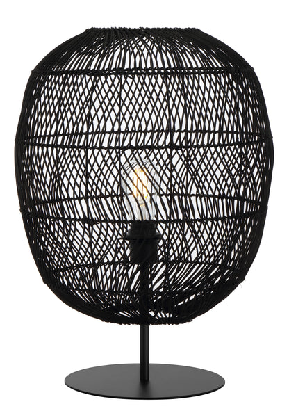 TFS 40 TABLE LAMP 25wE27max D400 H555 (2 parts) BLACK Base / BLACK Shade