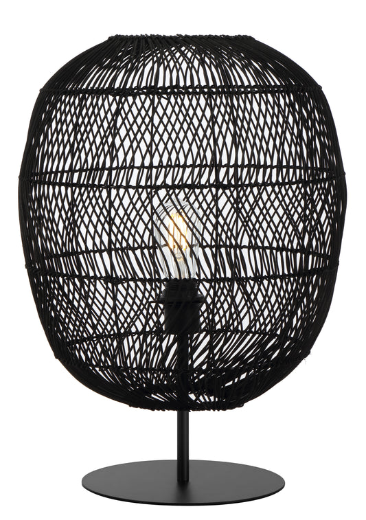 TFS 40 TABLE LAMP 25wE27max D400 H555 (2 parts) BLACK Base / BLACK Shade