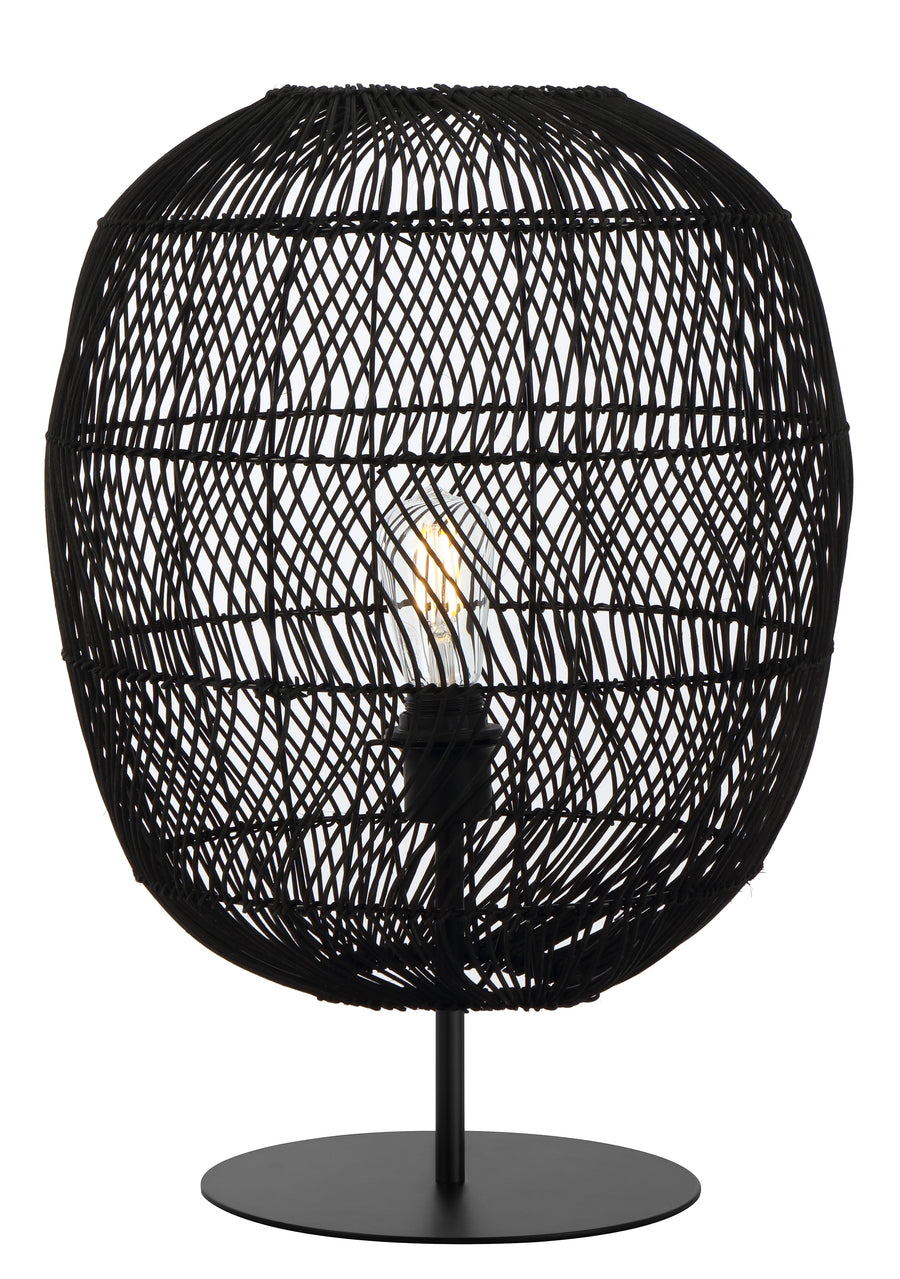 TFS 40 TABLE LAMP 25wE27max D400 H555 (2 parts) BLACK Base / BLACK Shade