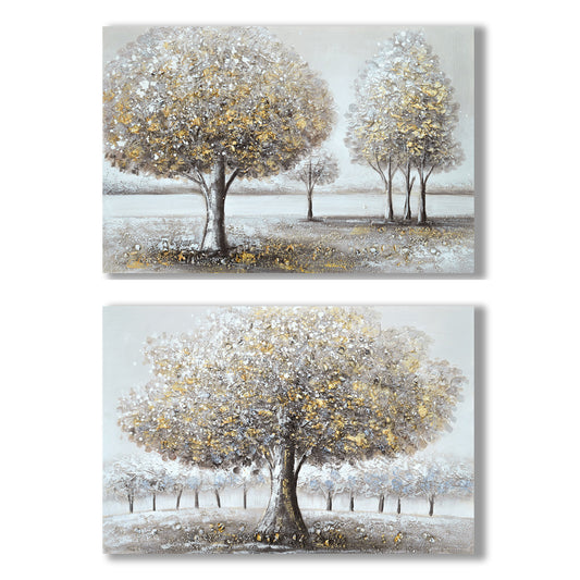 Trees Hand Painting Picture